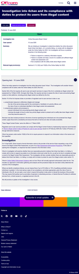 UK Ofcom Investigating 4chan