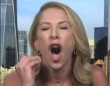 ana kasparian mouth open