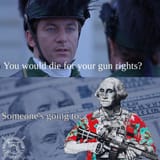 George Washington Pro-Guns 2nd Amendment British Boogaloo Firearms Rights Meme
