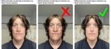step 1 identify female half of face