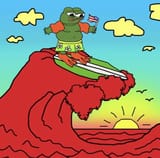 Red wave Pepe
