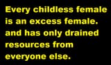 excess female