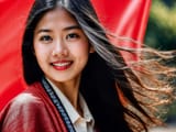 cutie with flag 4