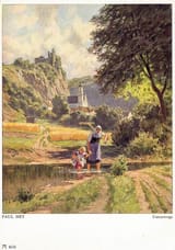 Unterwegs - Postcard Germany 1910-1920 by Paul Hey Nr 4131