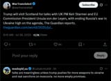 Trump will visit Scotland for talks with UK PM Keir Starmer and EU Commission President Ursula von der Leyen, with ending Russia’s war 26-07-2025 The Guardian reports.