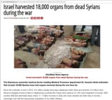 israel harvested organs from syrians