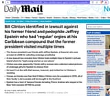 bill clinton epstein island