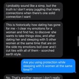 sound like a simp