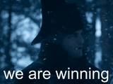 We are winnnig