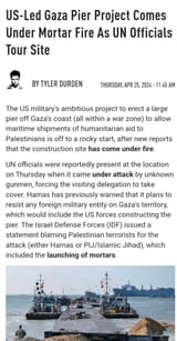 pier under fire