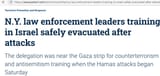 New York Police trained by their Israeli handlers