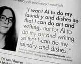 AI dishes and art