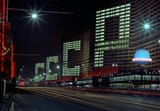 Downtown Moscow nighttime 1977