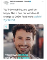 own nothing happy WEF