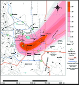 white scientists burn a pound of plutonium over Denver