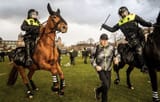 british corona gestapo beating up old people