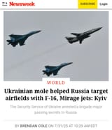 F-16 mirage burned on ground