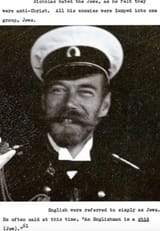 Tsar nicholas was antisemitic and hated jews