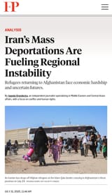 Iran mass deportation 