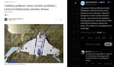 Lithuanian Defense Minister Dovilė Šakalienė confirmed that a drone, believed to be a Russian “Gerbera” designed to mimic Iranian Shahed drones 01-08-2025