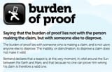 burden of proof