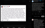Trump claims Russia has lost 112,500 soldiers killed since the start of the year, while Ukraine’s losses stand at about 8,000 01-08-2025 post on Truth Social