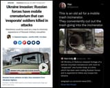 Auschwitz-On-Wheels-Incinerator-Trash-Compactor-Ukraine-Ukrainian-Propaganda-Lies-Fake-News-Debunked-2022-Russia-War
