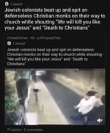 jews spiting on christians