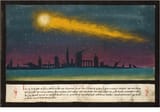 Comet Over Augsburg In 1506