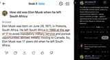 Elon Musk is a draft dodger according to Grok! My brother spent a year in a South African prison as a conscientious objector—eating worm-infested porridge—against apartheid when he was conscripted 10-03-2025