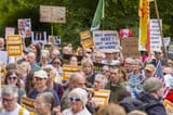 476 white liberal boomers protest Trump 26-7-25
