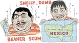 smelly dumb beaner scum