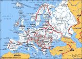 Europe-Political-Physical-map