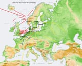 North and Northwest Teutish spread Roman through Viking eras