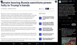 The Senate’s Russia sanctions bill won’t be passed before the fall, despite calls from several senators, according to The Hill. While strong 02-08-2025