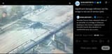 Significant damage inflicted, but the bridge is not out of service (yet). 02-08-2025