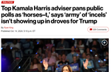 harris campaign getting mad