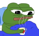 frog in bed