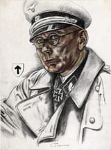 Wolfgang Willrich (Göttingen, Province of Hanover, German Reich 1897-1948 Göttingen, Lower Saxony, Occupied Germany) SS Oberführer Georg Keppler (1894-1966), Totenkopf SS, Ritterkreuzträger - c.1941