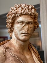 Unknown artist (Roman 2nd c.) Young man - marble c.161-80b