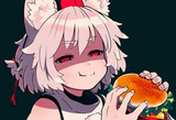 AI Awoo tries to eat a burger without laughing at a shill (it&#039;s impossible)