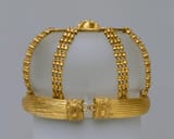 Unknown artist (Ptolemaic 2nd c. BC) Maenad - gold and silver c.200-150 BC b