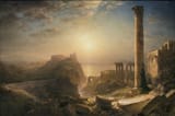 Frederic Edwin Church (Hartford, Connecticut, U.S.A. 1826-1900 New York City, New York, U.S.A.) Syria by the Sea - Oil on canvas 1873-min
