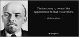 Lenin lead it ourselves