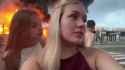 Russian women making selfie videos with a burning Russian oil depot in the background. 03-08-2025 HD_thumb.jpg
