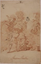 Mariano Salvador Maella (Valencia 1739-1819 Madrid) Martyrium of Saint Hermenegild - sanguine on paper 1757 [Visigothic usurper, defeated in 585]
