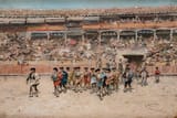 Josep Benlliure i Gil (Valencia, Province of Valencia, Kingdom of Spain 1855-1937 Valencia, Province of Valencia, Spanish State) El paseillo en la plaza de toros de la Puerta de Alcalá - Óleo sobre table