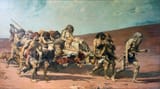 Fernand Anne Piestre Cormon (Paris, Kingdom of France 1845-1924 Paris, French Republic) Caïn - Huile sur toile 1880-min