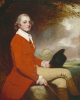 George Romney (Dalton-in-Furness, Lancashire, England, Kingdom of Great Britain 1734-1802 Kendal, Westmorland, England, U.K.) Thomas Grove of Ferne, Wiltshire - Oil on canvas 1788-min