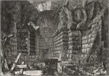 Giovanni Battista Piranesi (Venice, Republic of Venice 1720-1778 Rome, State of the Church) Dimostrazione dell&#039;Emissario del Lago Albano - Etching-min